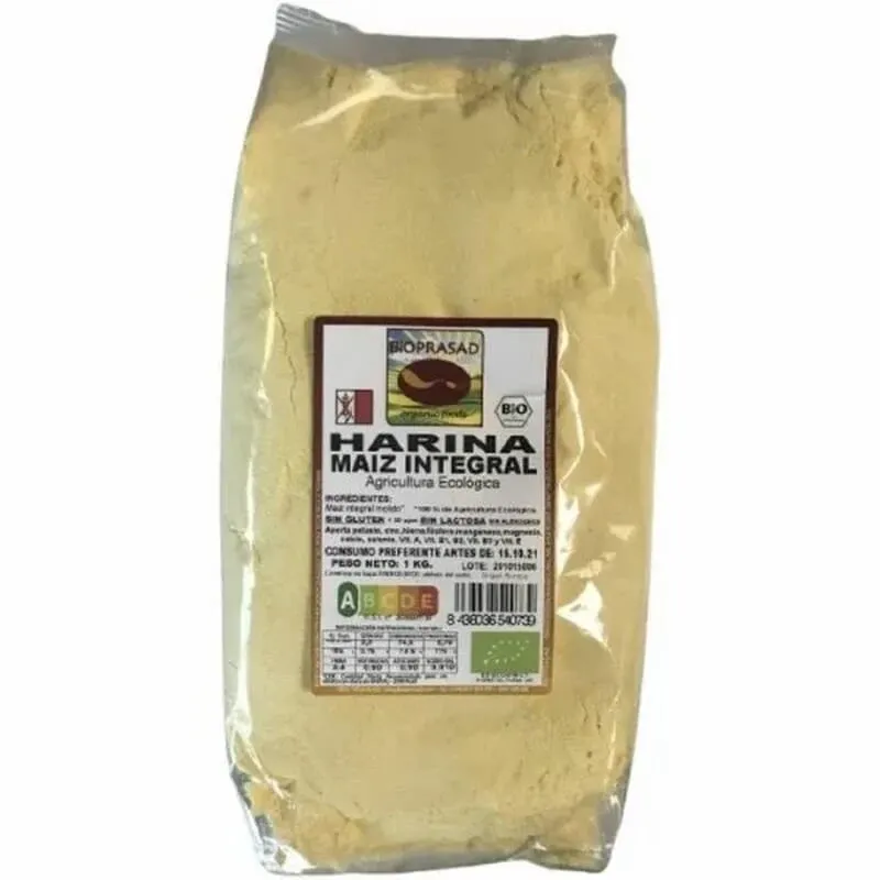 Harina Maíz Sin Gluten Int Bio 1 Kg