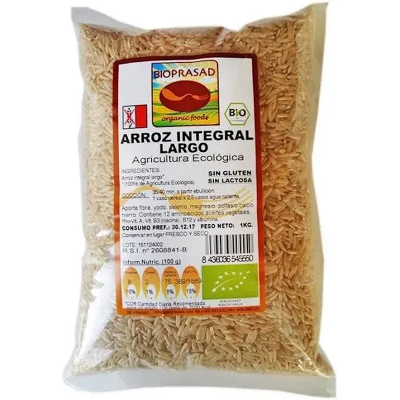 Arroz Integral Largo Bio 1 Kg