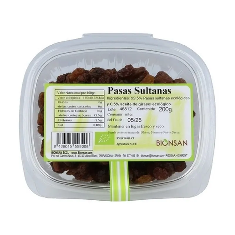 Pasas Sultanas Eco 200g