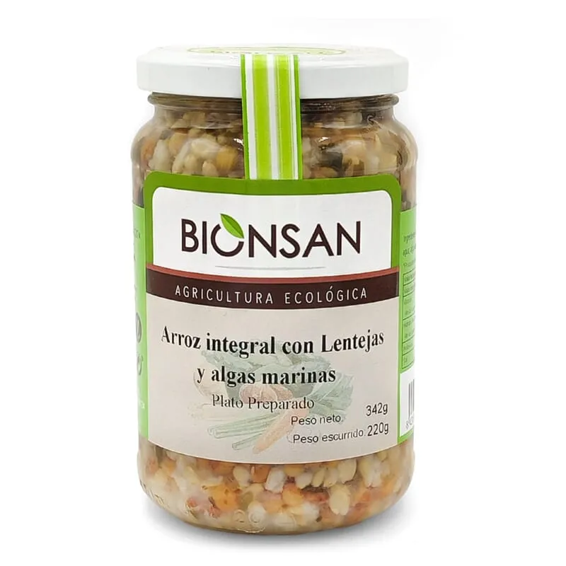 Arroz Y Lentejas Con Algas Marinas 342g