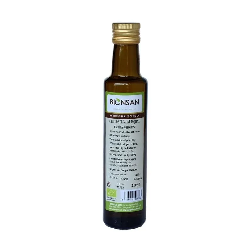 Aceite De Oliva Virgen Extra Arbequina Eco 250 ml