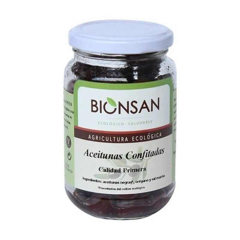 Aceitunas Negras Confitadas Eco Vegan 200g