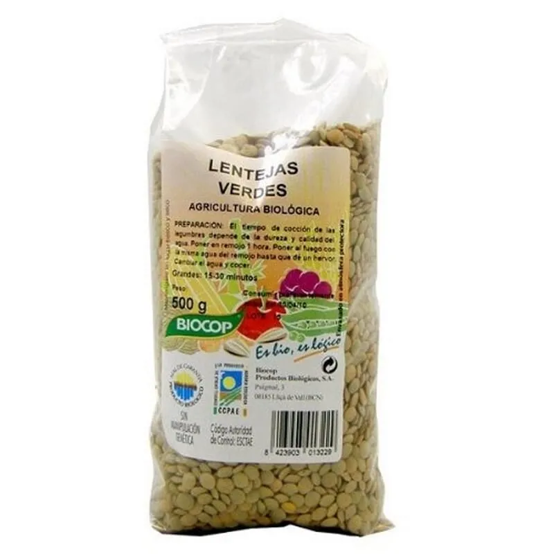 Lentejas Verdes Eco 500g