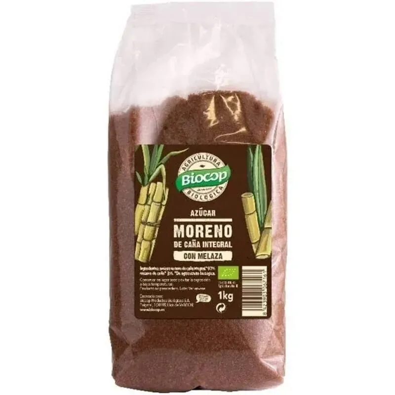 Azúcar Moreno Integral De Caña Melaza 1 Kg
