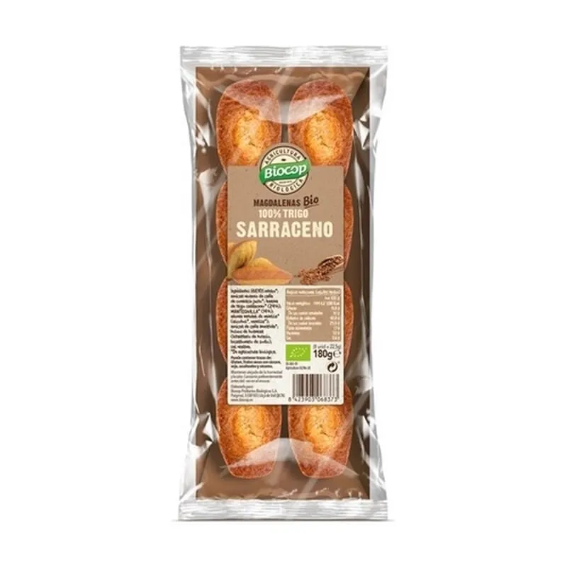 Magdalenas 100% Trigo Sarraceno Eco 180g