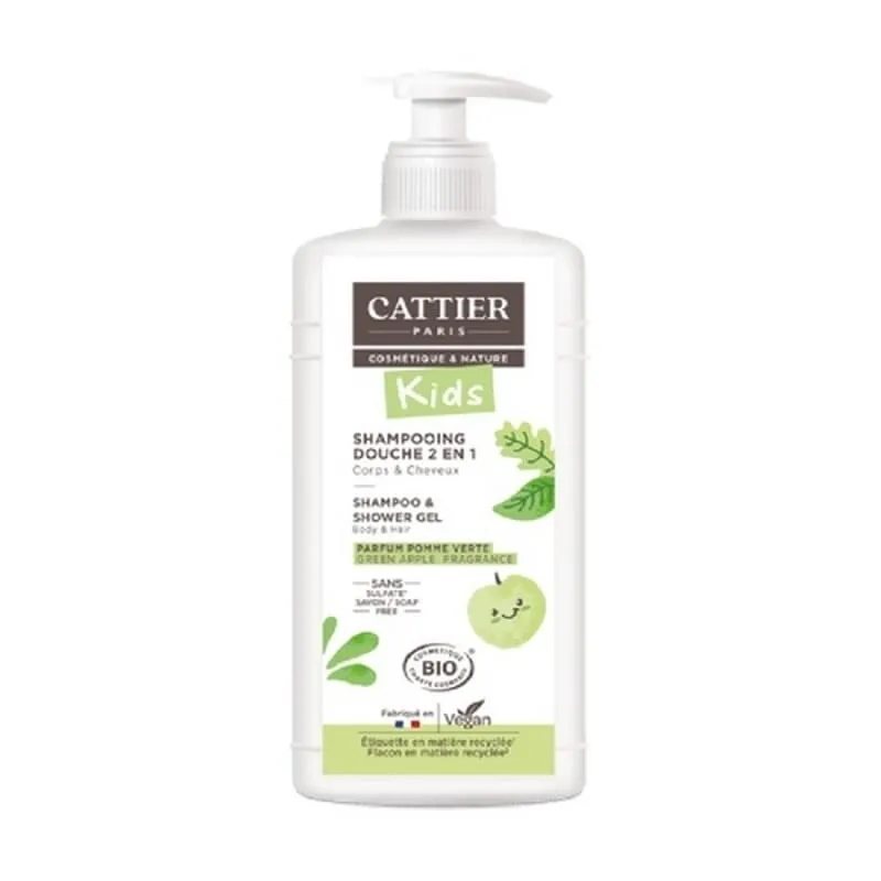 Champú y Gel De Ducha Kids Manzana Bio 500 ml