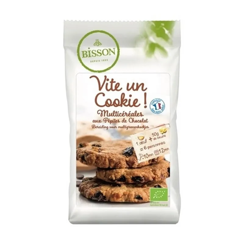 Preparado Cookies Multicereales Pepitas Choco 300g