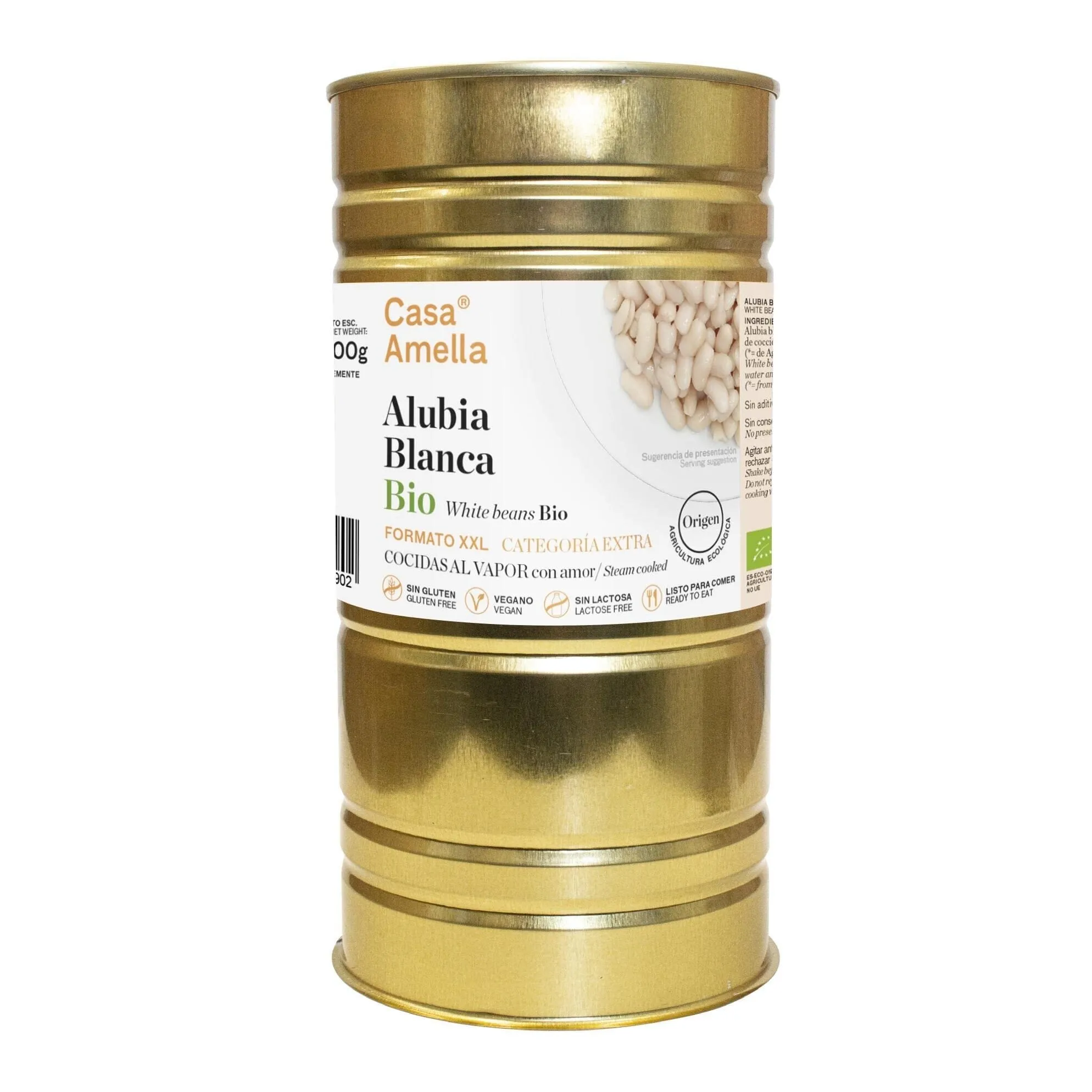 Alubias Del Ganxet Cocidas Bio Sin Gluten 330g