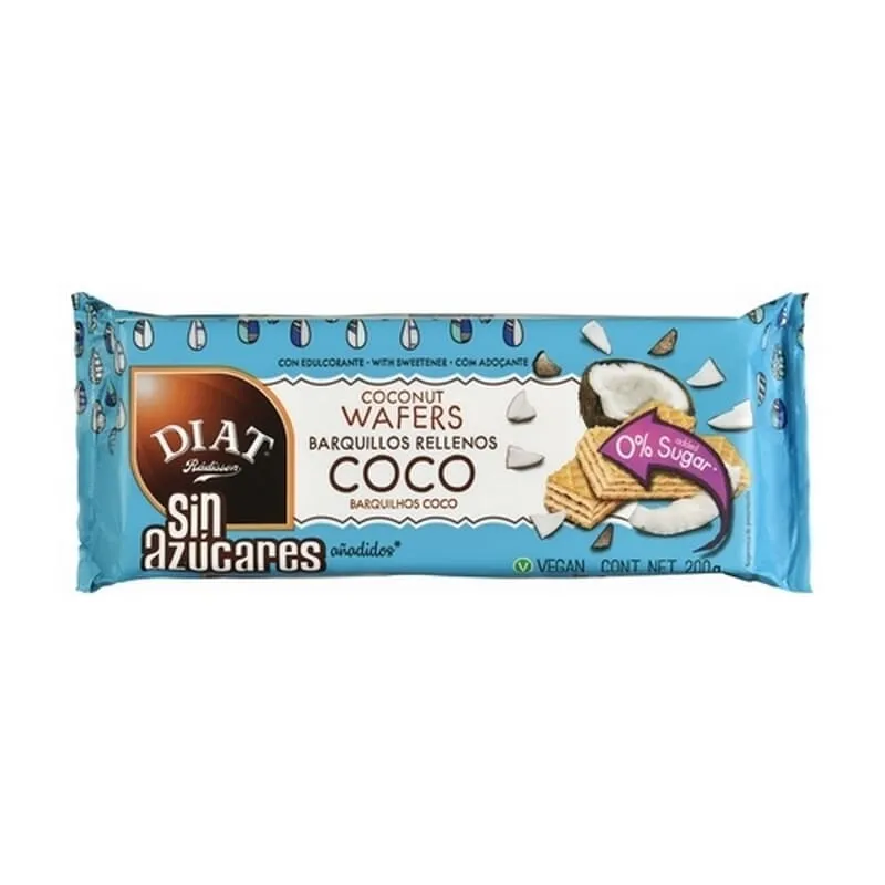 Galletas Barquillos Rellenos Coco 200g