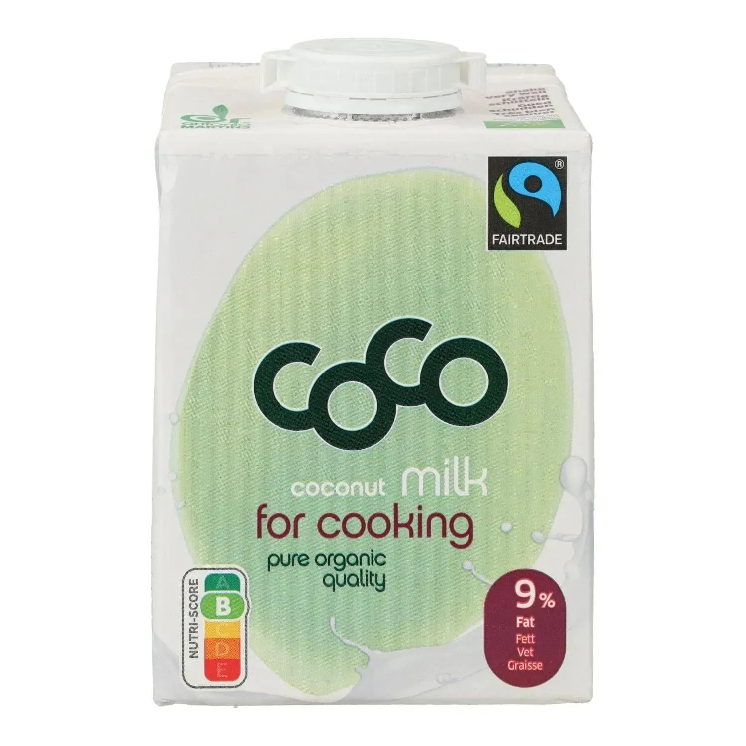 Crema De Coco Para Cocinar Bio 500 ml