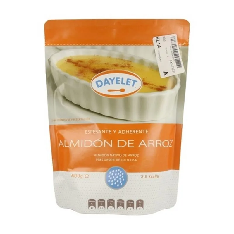 Almidón Arroz Sin Gluten Vegan 400g