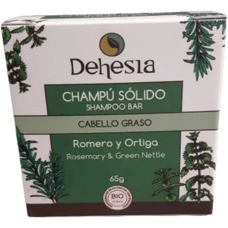 Champú Sólido Cabello Graso Romero y Ortiga Bio 65g