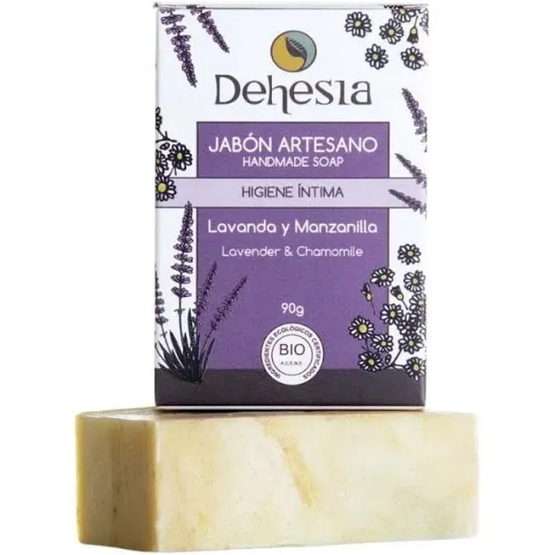 Jabón Artesano Higiene Íntima Lavanda Y Manzanilla 100g