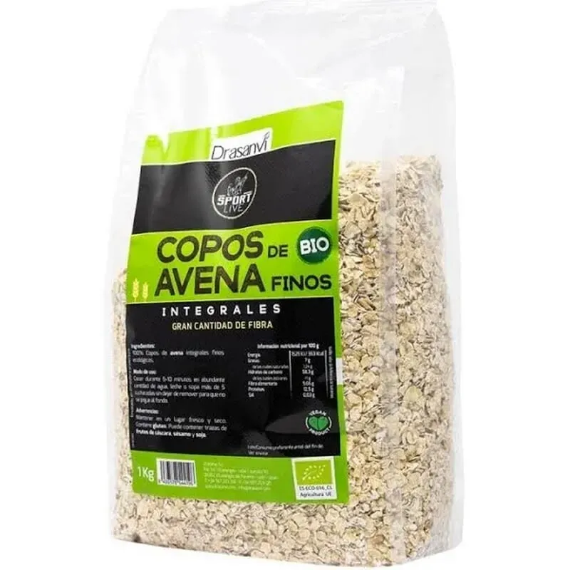 Copos Avena Finos Integrales Sport Live 1 Kg