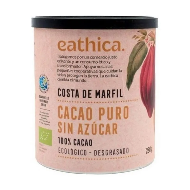 Cacao Puro Sin Azúcar Desgrasado Eco 280g