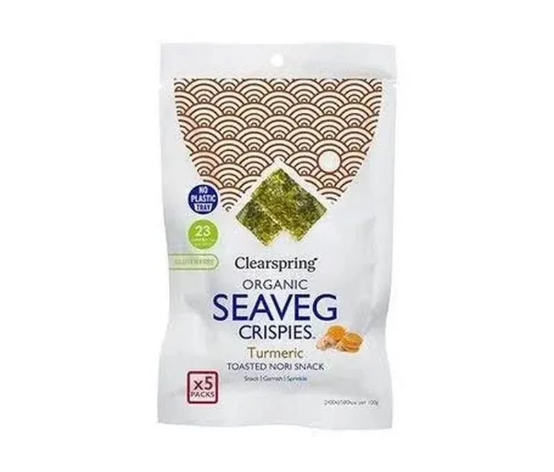 Snack Alga Nori Con Cúrcuma 5 Uds 4 g