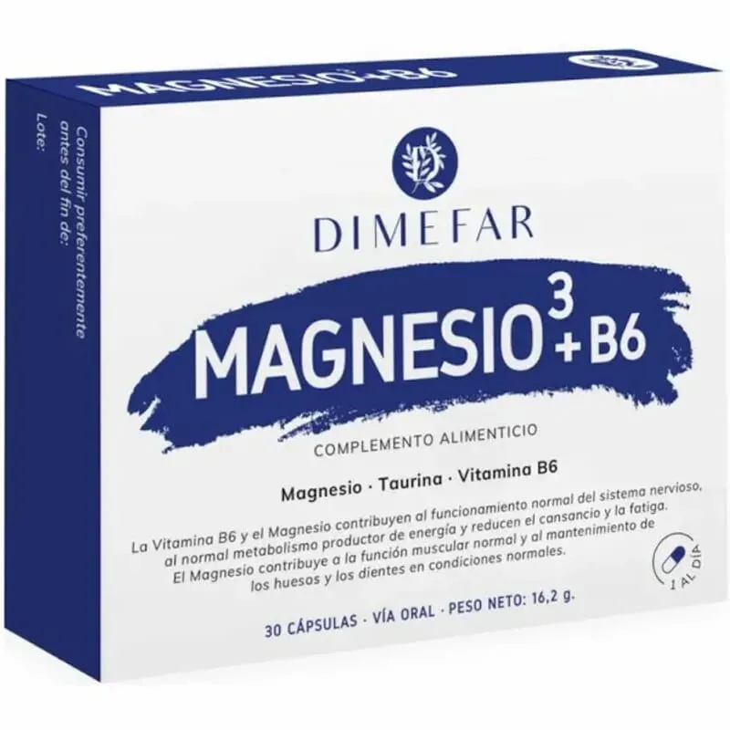 Magnesio 3 + B6 30 Caps