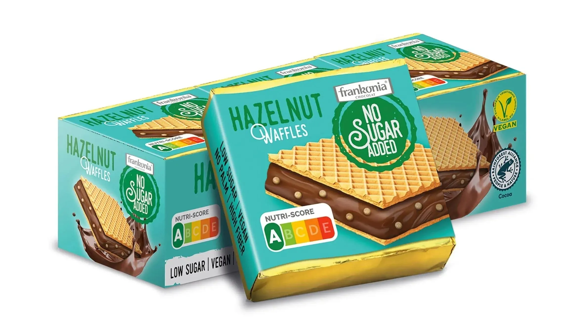 Wafers Avellana Choco Sin Azúcar 175g