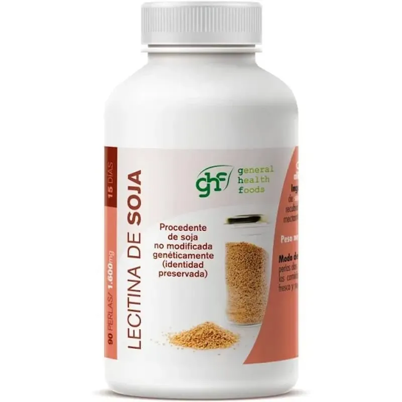 Lecitina De Soja 1600 mg 90 Perlas