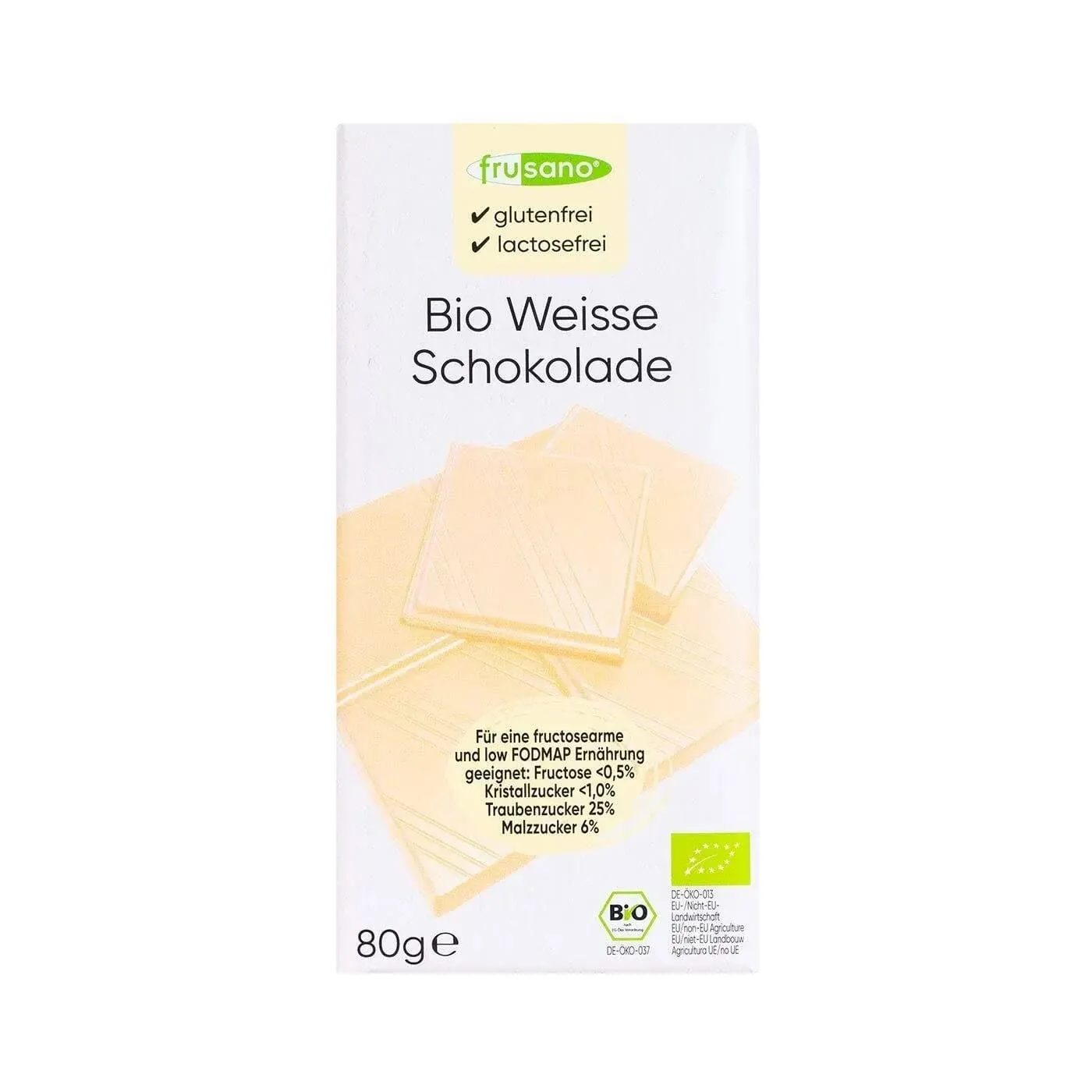 Chocolate Blanco Sin Gluten 80g