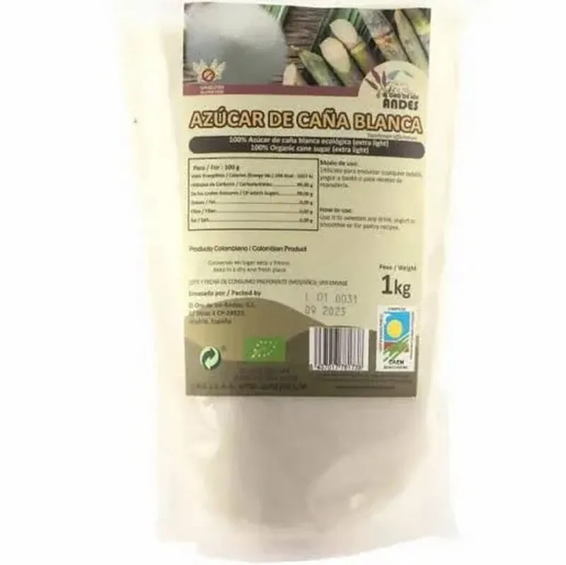 Azúcar De Caña Blanca 1 Kg