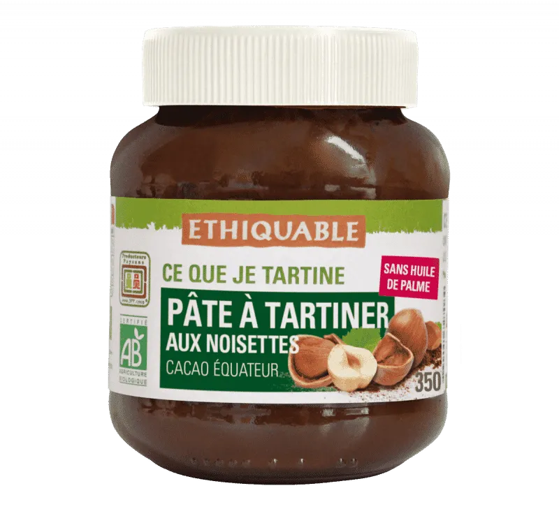 Crema De Cacao Y Avellanas Bio 350g