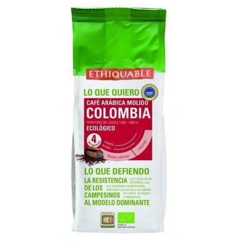 Café Arábica Molido Premium De Colombia Eco 250g