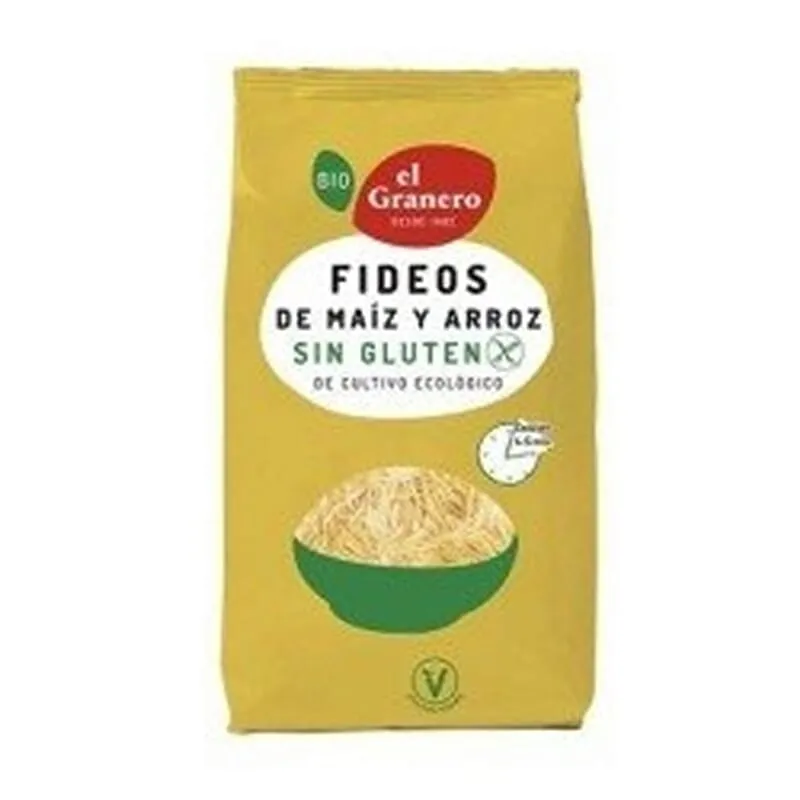 Fideos De Maíz Arroz Sin Gluten Bio 500g
