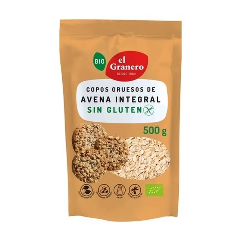 Copos De Avena Gruesos Integrales 500g