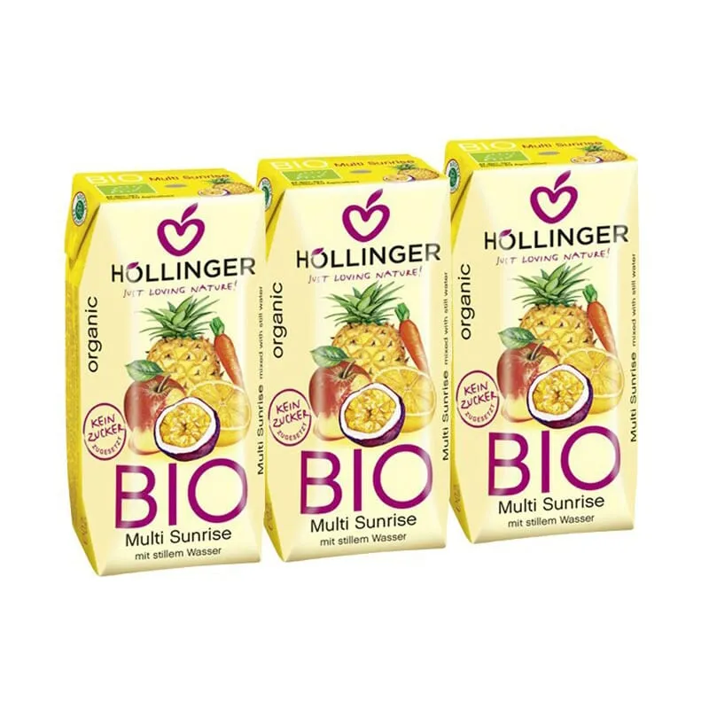 Zumo Multifrutas Bio 3 Uds 200 ml