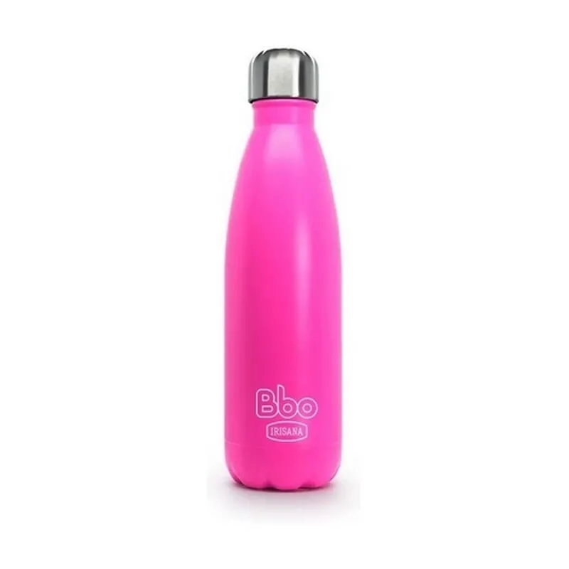 Botella Bbo Termo Acero Inoxidable Fucsia 500 ml