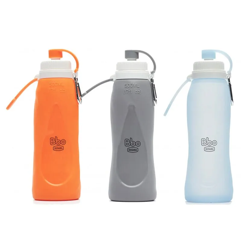 Botella Plegable Bbo Azul 500 ml