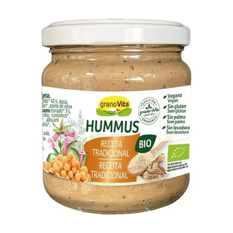 Hummus Tradicional Sin Gluten Bio Vegan 175g
