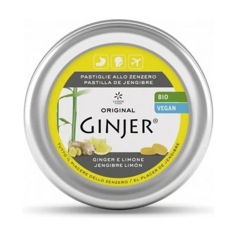 Pastillas De Jengibre Y Limon Masticables 40g