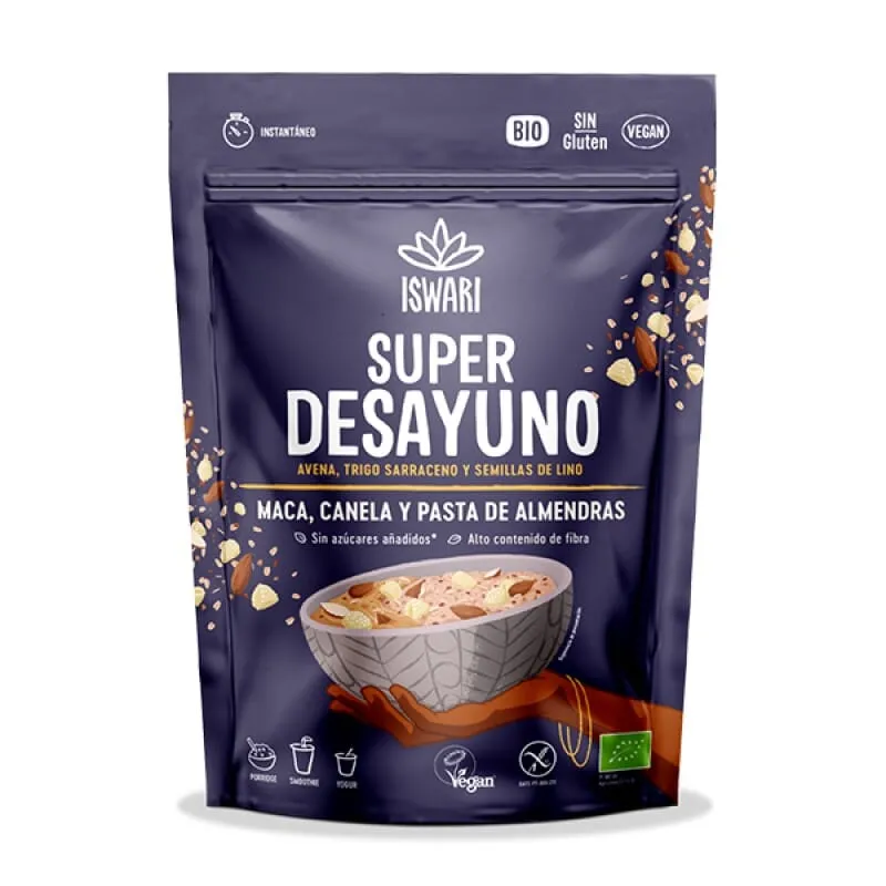 Super Desayuno Maca Canela Y Pasta De Almendras 360g