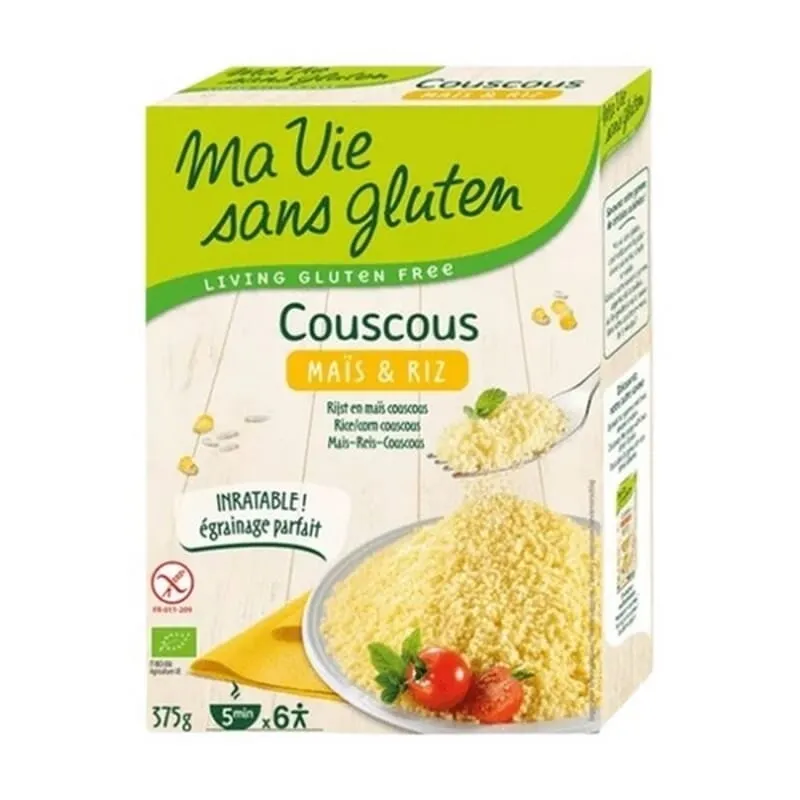 Cous Cous Maíz Arroz Sin Gluten Bio 375g