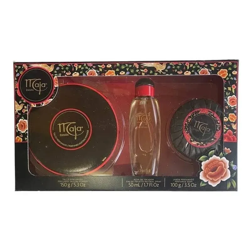 Pack Talquera Eau De Toilette Y Jabón Maja 3 Uds