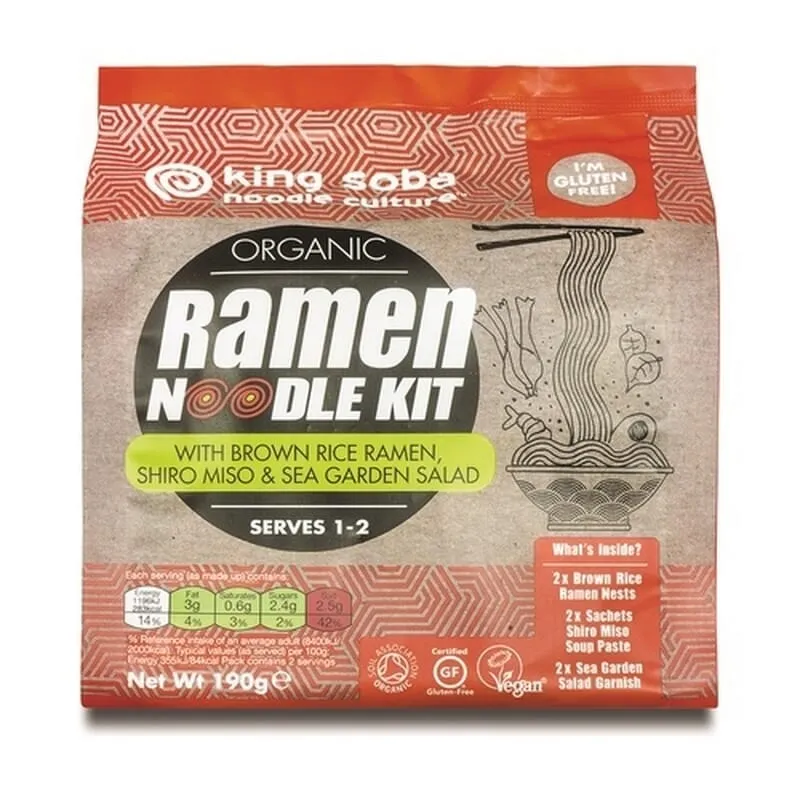 Kit Ramen Noodles Arroz Integral Shiro Miso Y Algas