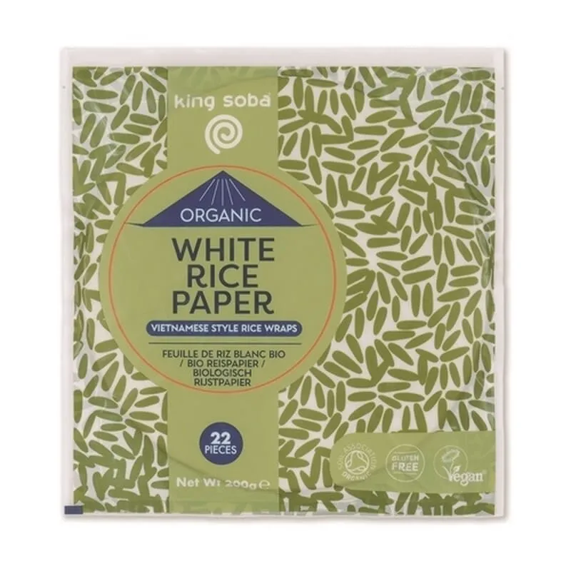 Papel De Arroz Bio Sin Gluten Vegan 200g
