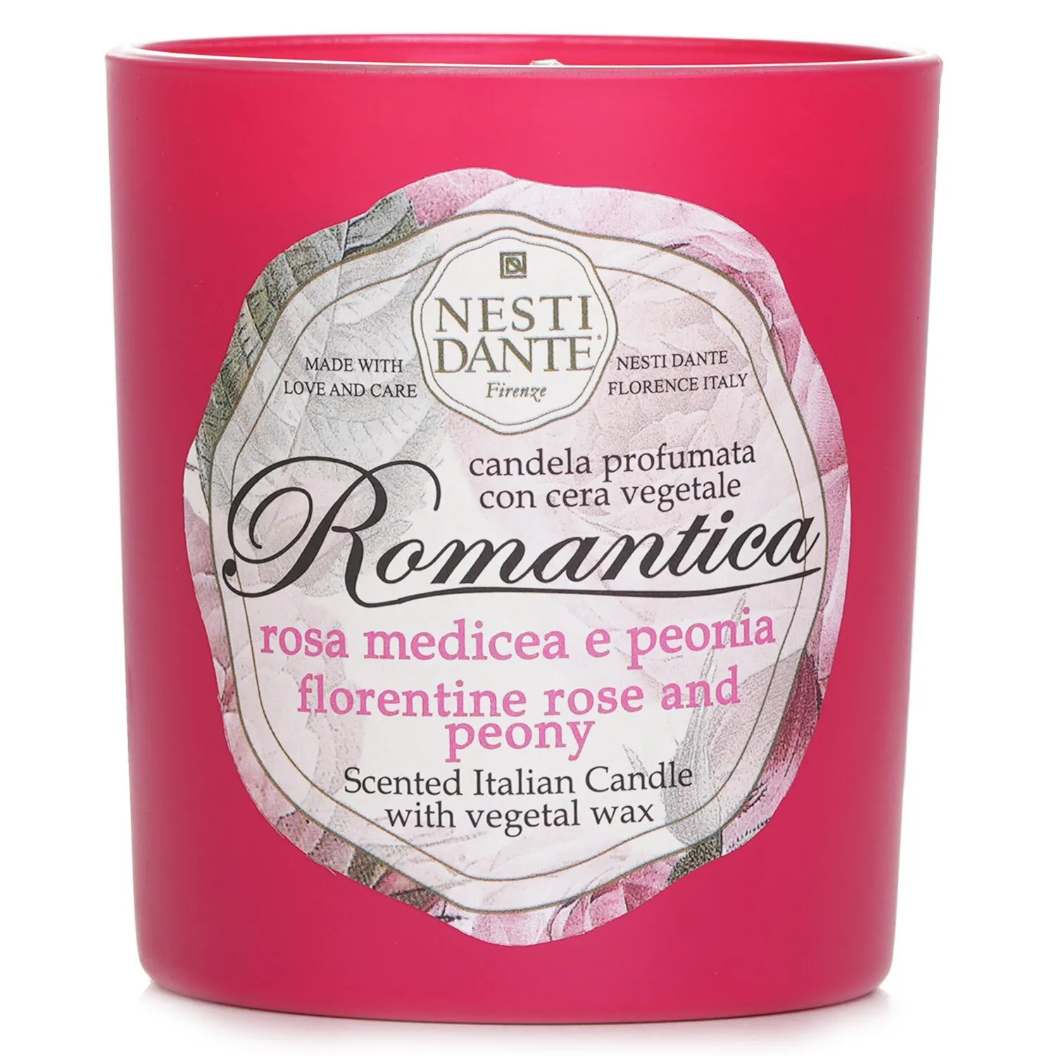 Vela Aromatizada Italiana - Romantica Florentine Rose & Peony