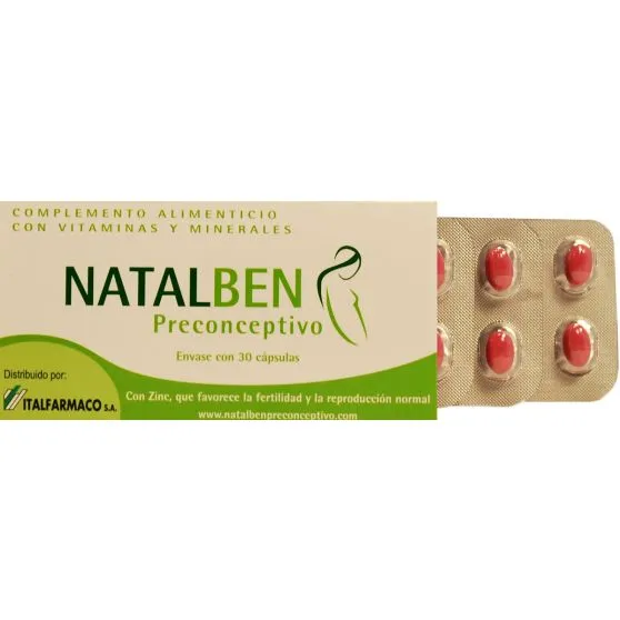 Natalben Preconceptivo Cápsulas
