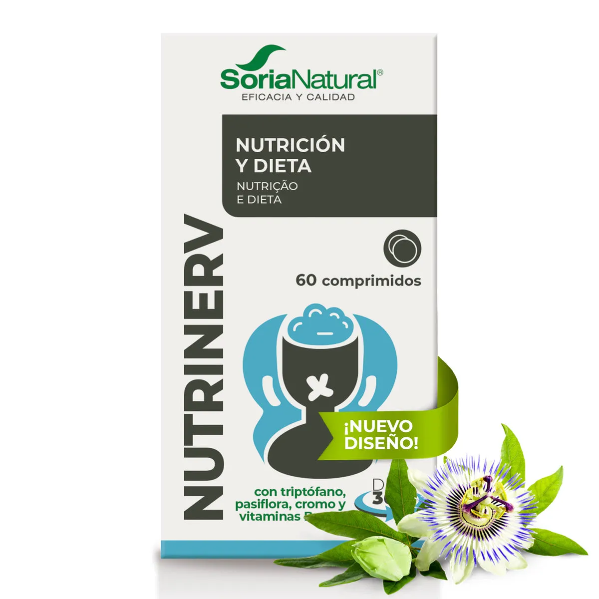 Nutrinerv 60 comprimidos de 1100 mg Soria Natural