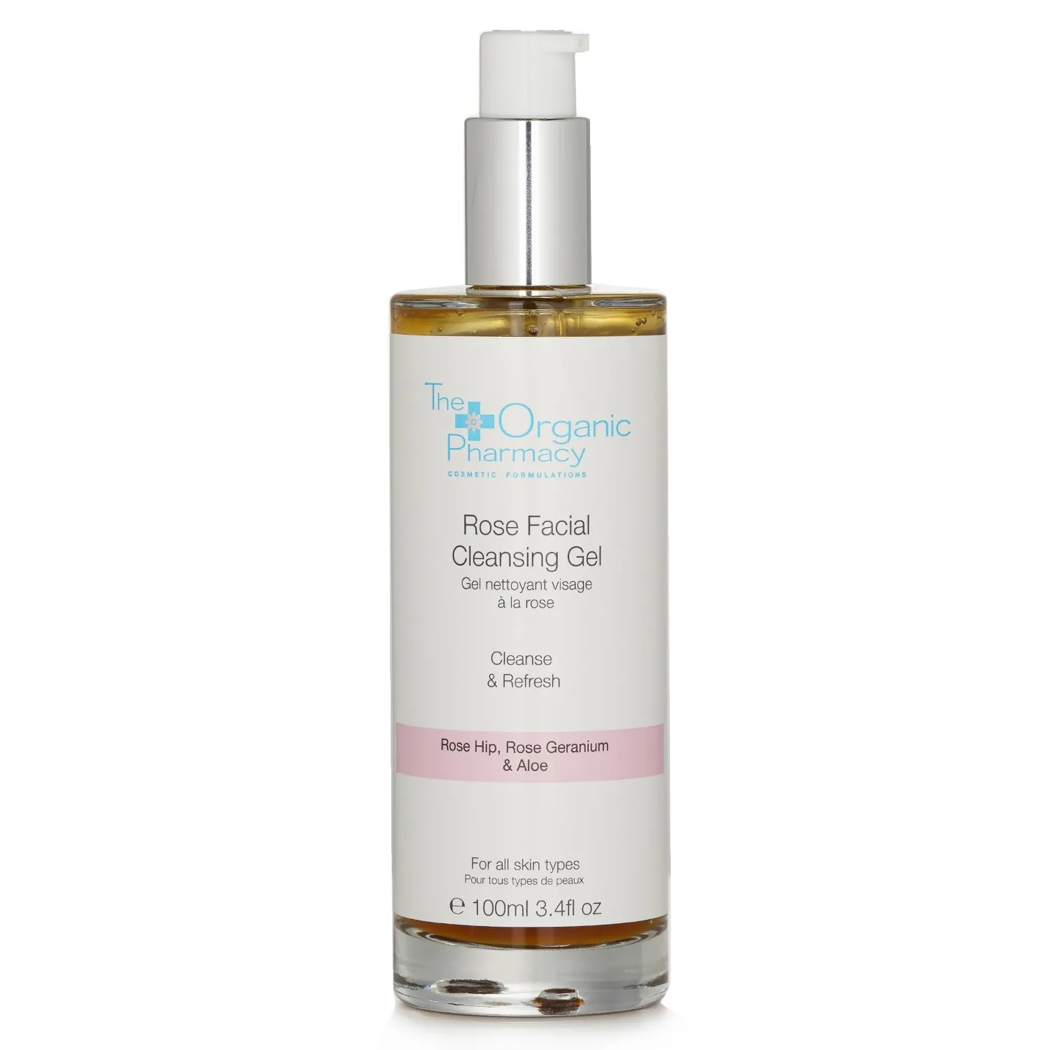 Rose Facial Cleansing Gel - Gel limpiador facial de rosas