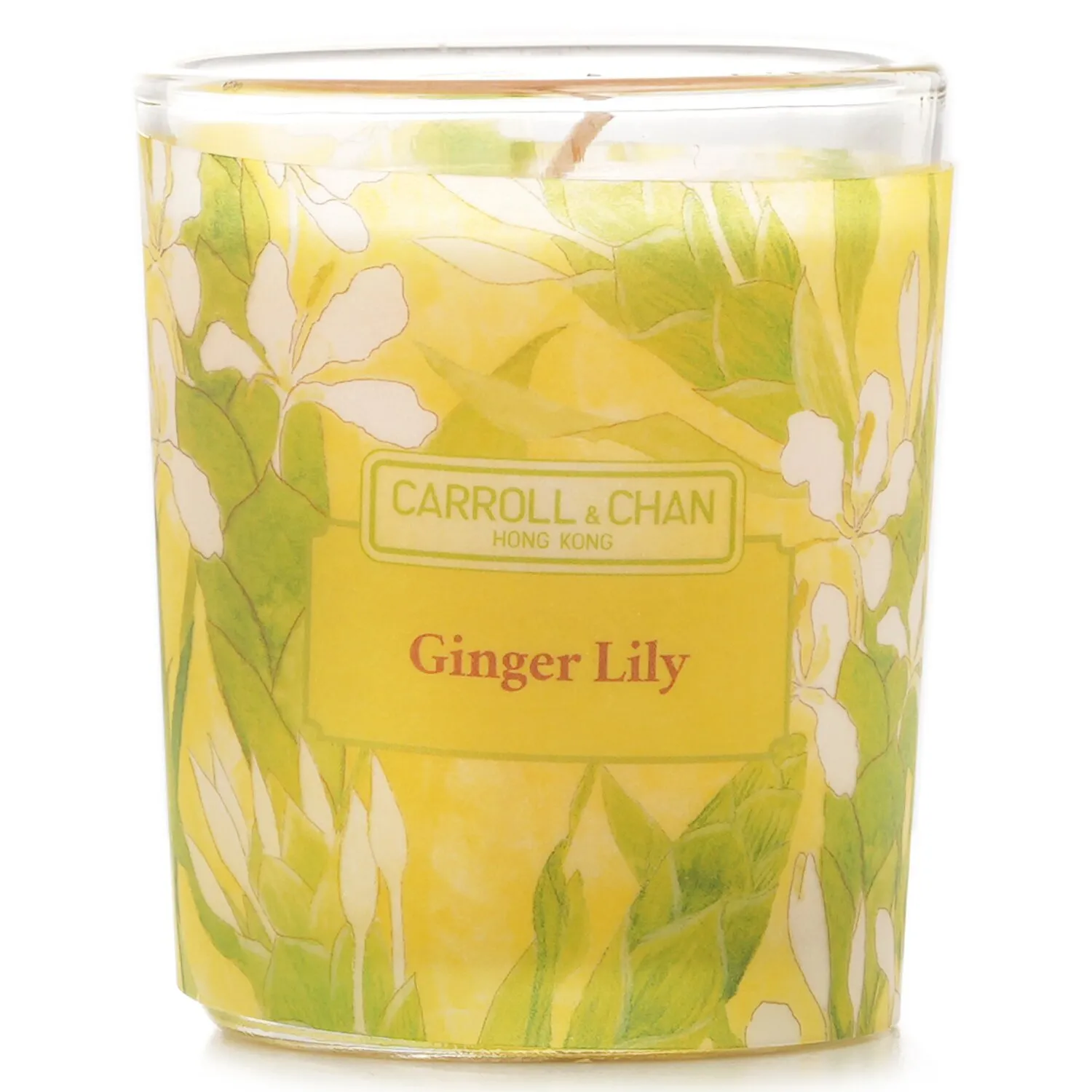 Vela en Vaso Votivo 100% de Cera de Abejas - Ginger Lily