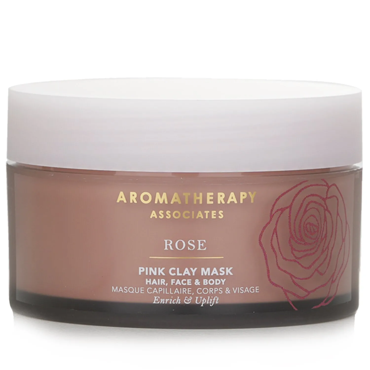 Rose - Mascarilla de Arcilla Rosa (Cabello, Rostro & Cuerpo)