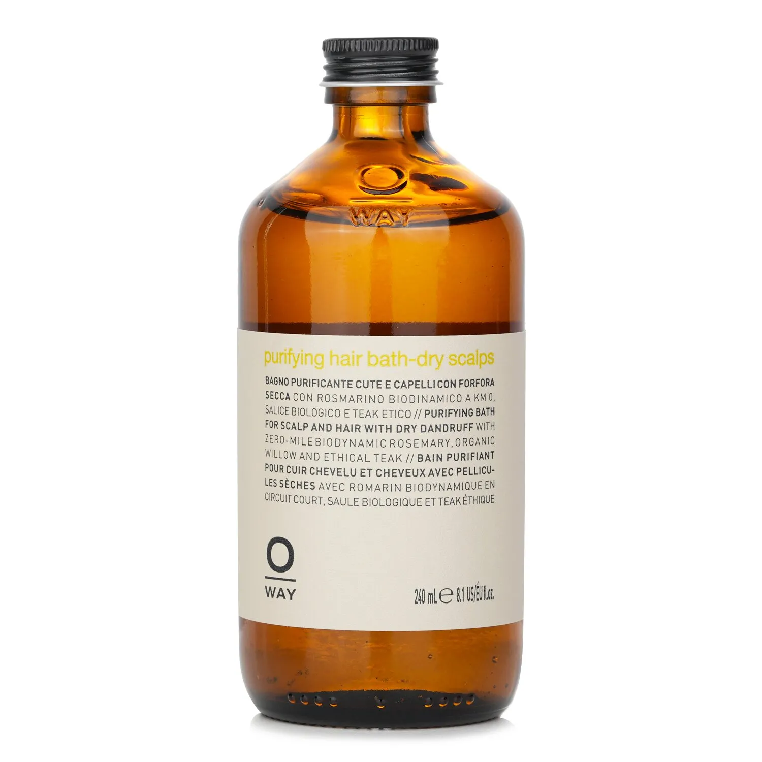 Baño capilar purificante para cuero cabelludo seco