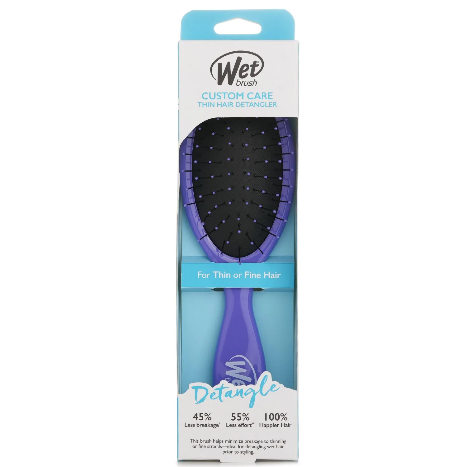 Custom Care Thin Hair Detangler Hair Brush