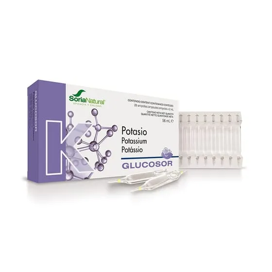 Glucosor Potasio 28 ampollas Soria Natural
