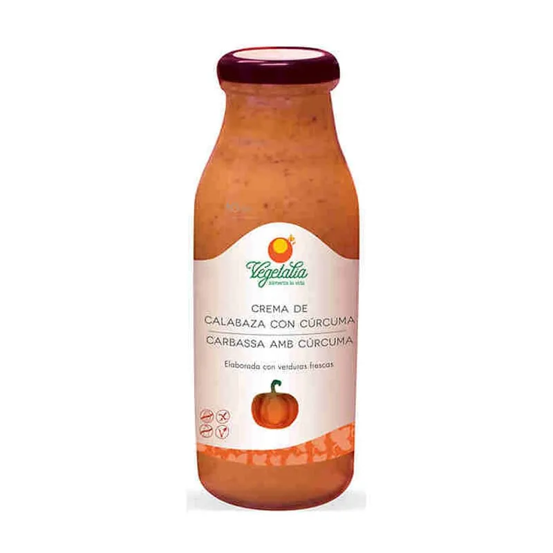 Crema de Calabaza con Cúrcuma Bio 500ml