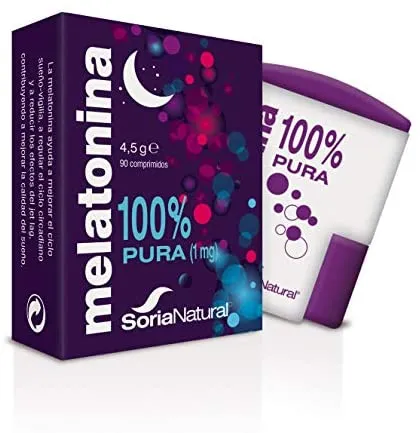 Melatonina pura Soria Natural (90 comp)